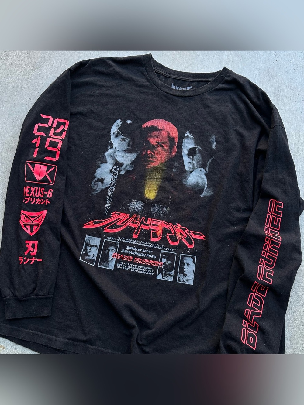 Rucking Fotten Blade Runner Long Sleeve T Shirt Nexus-6 Replicant 2019 Size 3X